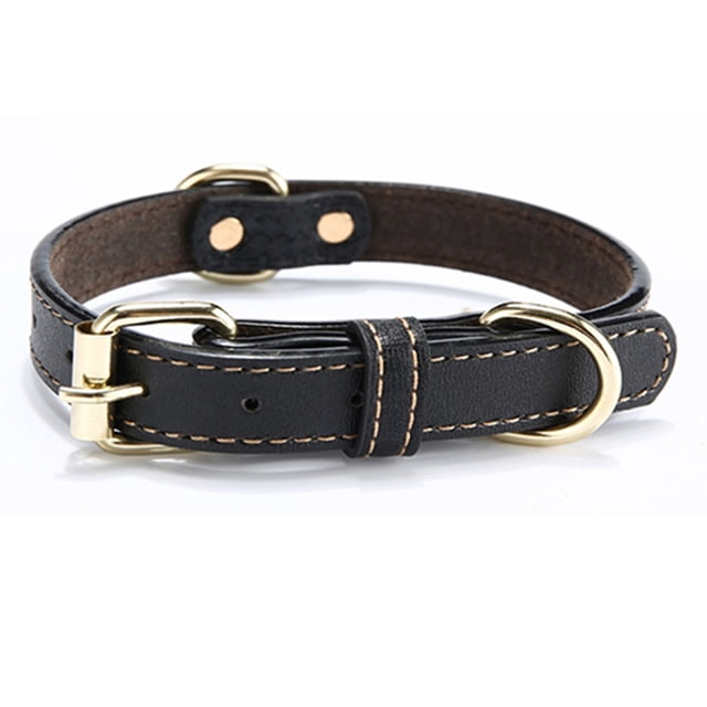 Collar para perros acolchado de cuero Apuakthei - Cojín ajustable para collar de perro