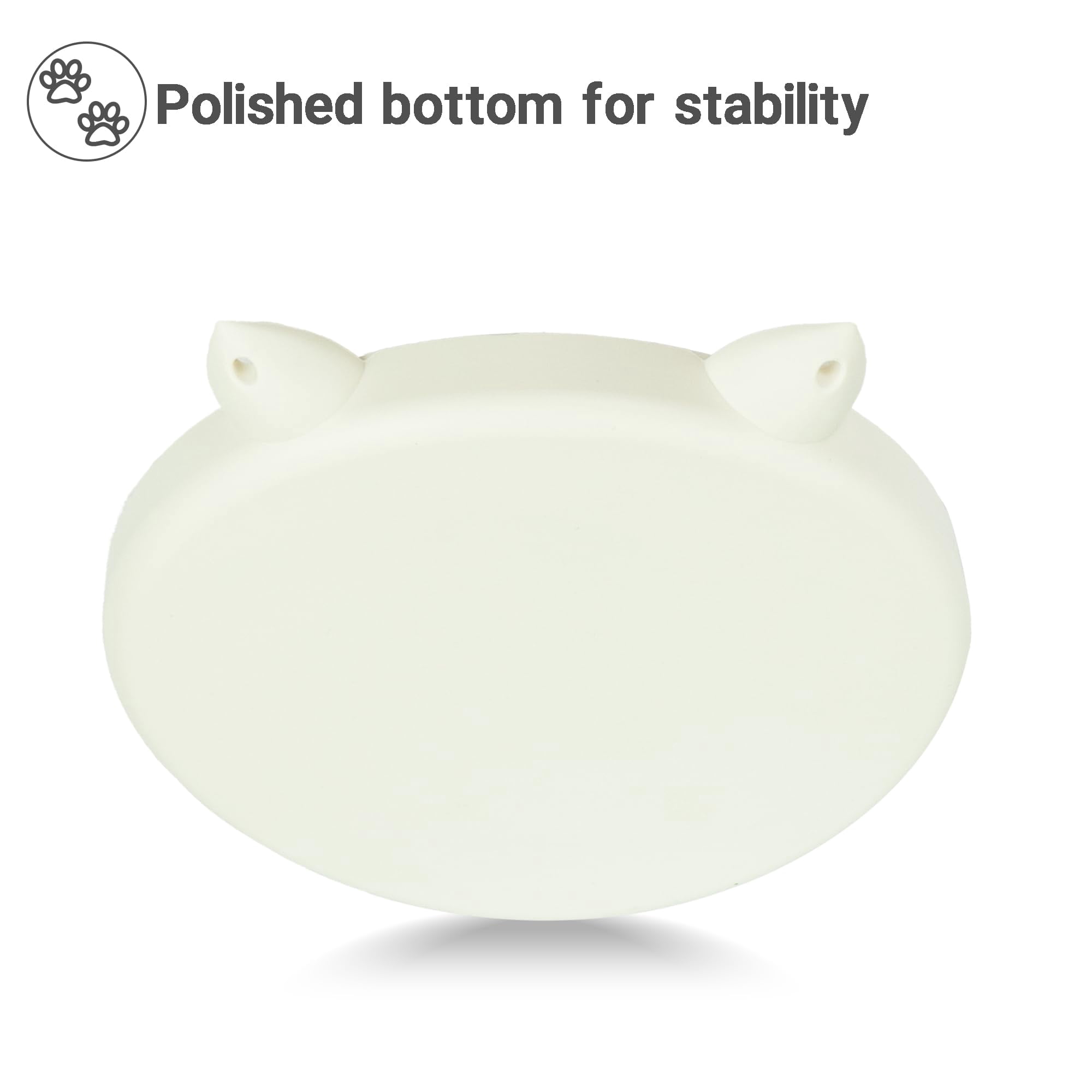 Slow Feeder Cat Bowl, Easy to Clean Silicone Bowl, Ideal for Dry and Wet Food (Green and Blue)