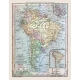 thumbnail image 2 of Monteith 20x24 Gold Ornate Wood Framed with Double Matting Museum Art Print Titled - South America - Monteith 1882, 2 of 4