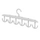 thumbnail image 5 of 5x perchas giratorias, estantes colgantes con 12 ganchos, organizadores de ropa que ahorran espacio, perchas para bolsos, sujetador, almacenamiento en Gris, 5 of 7