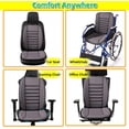 thumbnail image 5 of Memory Foam Car Seat Cushion with Back Support, 19"L x 1.2"W x 20"H, 5 of 9