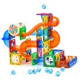 thumbnail image 1 of Bloques de construcción magnéticos Marble Run Toy, 85 unidades, MAGBLOCK, 1 of 7