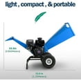 thumbnail image 5 of Landworks Compact Wood Chipper - 7HP Gas Engine, Adjustable Exit Chute, 3" Max, 5 of 5