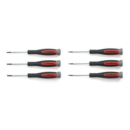 Gearwrench 6-Piece Mini Torx Dual Material Screwdriver Set 80056