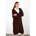 thumbnail image 6 of Long Length Knit Cardigan Knit Duster Solid Color, 6 of 11