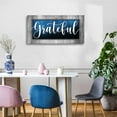 thumbnail image 3 of AatoeaX Inspirational Quotes Wall Art for Living Room|Grateful Signs for Home Decor|Grateful Wall Decor|Blue Family Painting Picture Artwork,Bedroom Dining Room Home Wall Decor,Ready to Hang, 3 of 4
