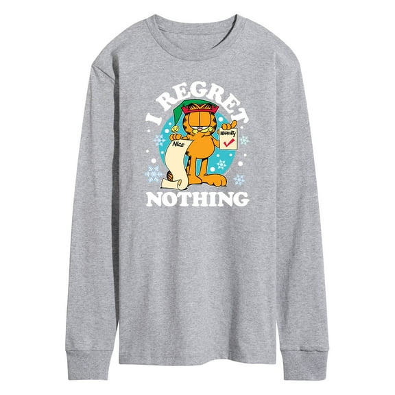 Garfield - I Regret Nothing - Adult Long Sleeve Tee