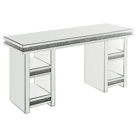 UPC: 0840412293665 | ACME Noralie Writing Desk in Clear and Mirrored