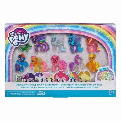 My Little Pony Rainbow Road Trip Collection 10 Pack Figuras Brillantes Hasbro Hasbro