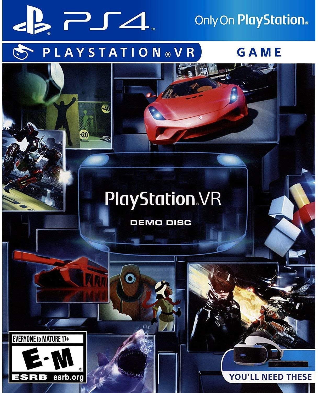 Playstation Vr Demo Disc Game Only Refurbished Walmart Com