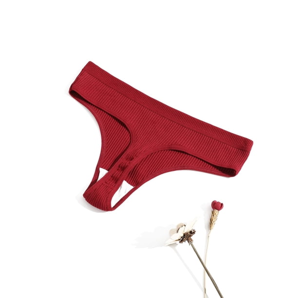 Ropa interior para mujer en forma de T de algodón puro, europea y americana, sexy, en forma de G, cómoda y transpirable