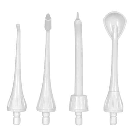 ToiletTree Products 4 Pack Replacement Tips, Professional Rechargeable Oral Irrigator