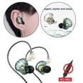 thumbnail image 3 of Auriculares In Ear CUTICAT Controlador Dinámico Híbrido 1DD 1BA Sonido Estéreo Verde, 3 of 7