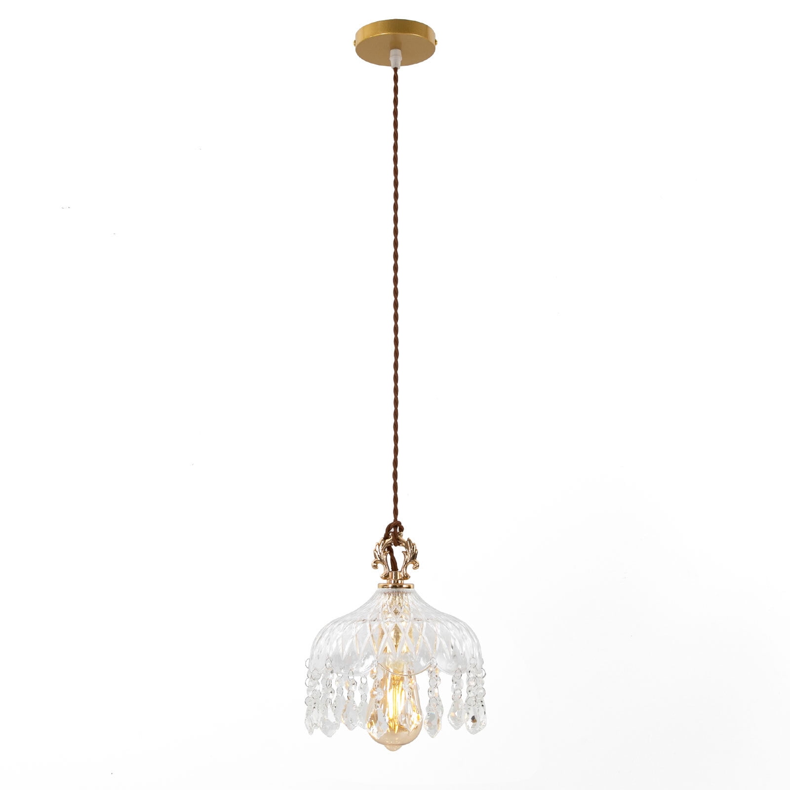 Gold Pendant Light Hanging Ceiling Light Fixture Kitchen Island Lamp Chandelier