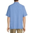 thumbnail image 2 of Cafe Luna Men's Short Sleeve Panel Woven Shirt, 2 of 6