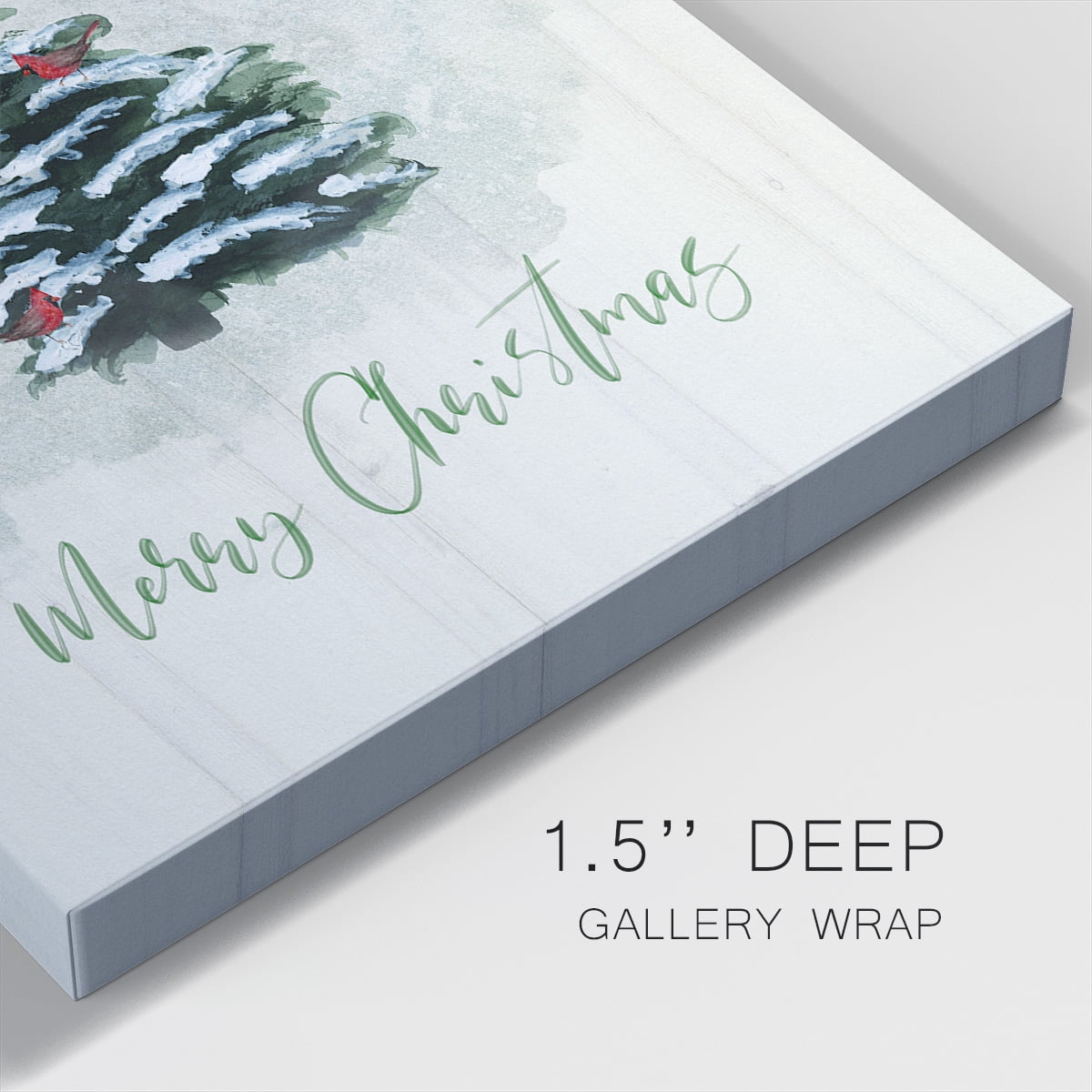 Winter Pine Christmas- Gallery Wrapped Canvas