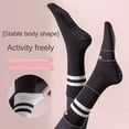 thumbnail image 3 of Indoor Sports Professional Silicone Cotton Non-slip Stocking Gym Floor Socks Fitness Socks Yoga Socks Dance Pilates Socks BROWN, 3 of 8