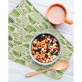 thumbnail image 3 of Spring Leavse Kitchen Dish Towels for Drying Dishes Set of 2, Pastoral Garden Botanical Rustic Burlap Waffle Weave Microfiber Hand Tea Bathroom Towels Quick Dry & Absorbent Towel 12x12, 3 of 7