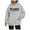 Grey, variant on Bibifish Hoodies For Women Mom Loose Fit Letter Print Hoodies Fall Fashion Pullover Long Sleeve Sports Tops With Pocket