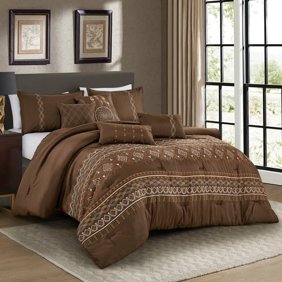 Brown Southwest Comforter Set King Size