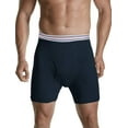 thumbnail image 2 of Harbor Bay by DXL Big and Tall Men's Boxer Briefs, Navy, 4XL, Pack of 3, 2 of 7
