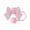 Pink, variant on Reusable Silicone Bow Straw Topper, Splash Proof Drinking Straw Tip Cap Fits 10mm Caliber Straws