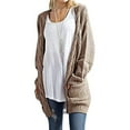 thumbnail image 2 of BLVB Womens Oversized Sweaters Cardigan Casual Long Sleeve Open Front Knit Fall Winter Outwear Coats with Pockets, 2 of 6