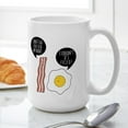 thumbnail image 6 of CafePress - Don't Go Bacon My Heart Large Mug Mugs - 15 oz Ceramic Large White Novelty Mug, 6 of 6