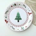 thumbnail image 6 of ACDANC Shatterproof Christmas Tree Dinner Plates Disposable Party Tableware Pack of Ten for Holiday Gatherings and Festive Celebrations Ideal for Indoor Or Outdoor Parties Christmas Dinner Plates, 6 of 7