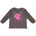 thumbnail image 3 of Inktastic Future Drummer Girls Girls Long Sleeve Toddler T-Shirt, 3 of 5