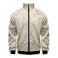 thumbnail image 3 of Chaqueta con estampado de flores antiguas en 3D para hombre, chaqueta de invierno para mujer, chaquetas con gráficos de flores de Harajuku, moda para niños, top vintage genial, 3 of 5