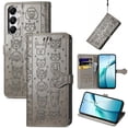 thumbnail image 4 of Funda Cartera FOXDOCK para Samsung Galaxy A17 , Flip PU con Relieve de Gatos y Perros, Tarjetero y Soporte, 4 of 6