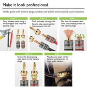 16 AWG CL2 Rated OFC Speaker Wire, GearIT Pro Series 16 Gauge OFC Oxygen Free Copper UL CL2 Rated for In-Wall Speaker Wire Cable