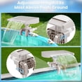 thumbnail image 2 of Pool Fountain Waterfall YOSN para piscinas elevadas, color beige, 2 of 6