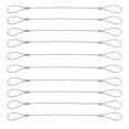 thumbnail image 4 of Kit de sujeción para cables Ciyebst, 10 piezas, acero inoxidable con recubrimiento de nylon, 4 of 7