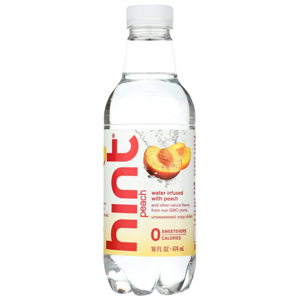 Hint Peach Water Peach, 16 Fl Oz