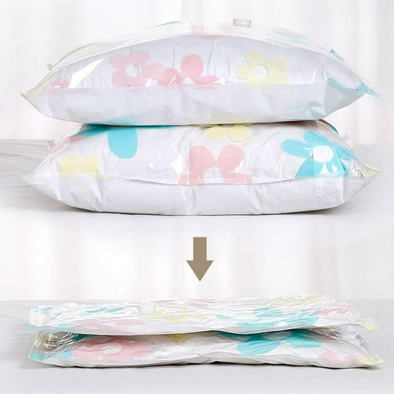 QQbed XXL 100 Pack Double Seal Waterproof Vacuum Storage Bags 52"x39" (130x100cm) Reduces Size by up to 80%