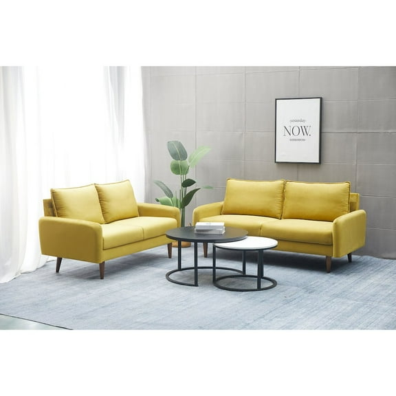 Kingway Jadier Velvet 2-piece Living Room Set