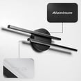 thumbnail image 2 of Temgin LED Bathroom Vanity Light 9W 16Inch Black Mirror Lighting Fixture Wall Lights Indoor Modern Cool White 6000K, 2 of 7