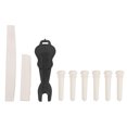 thumbnail image 3 of Folk Guitar Bridge Pin Kit Bone Saddle Nut Nail Puller Music Instrument Accessories, 3 of 14