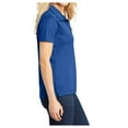 thumbnail image 3 of Yellow Rooster Women’s Micropique Sport-Wick Polo T-Shirts True Royal 4XL, 3 of 6