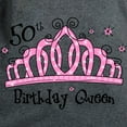 thumbnail image 3 of CafePress - Tiara 50Th Birthday Queen Women'S Dark T Shirt - Women's Traditional Fit Dark T-Shirt, 3 of 4