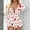 Multicolor, variant on Womens Valentine's Day Pajamas Bodysuit Romper Deep V Heart Graphic One Piece Nightgown Long Sleeve Button Down Jumpsuit Sleepwear White XL