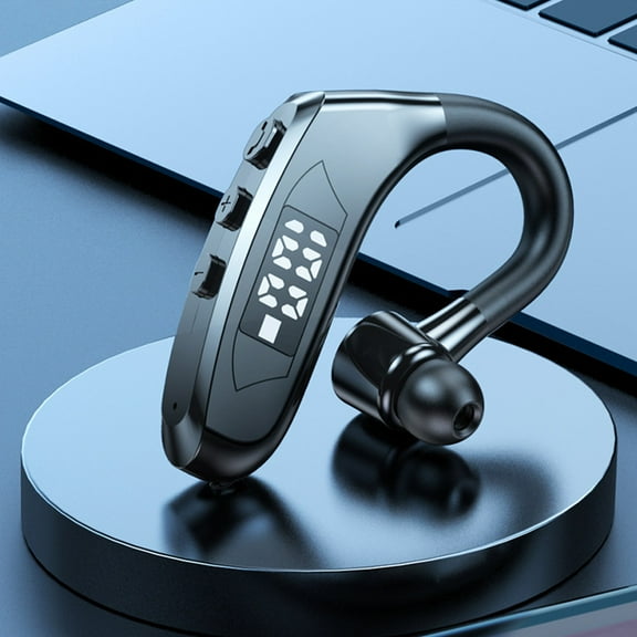 Bluetooth Earbuds, Hwkond Bluetooth 5.2 Ultra Long Standby Ear Mounted Wireless Earphones Battery Level Digital Display In Ear Sports Earphones, Black, Up to 60% Off