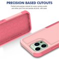 thumbnail image 6 of SaniMore for iPhone 14 Pro Ultra-Thin Two-Layers Protection Case, Rugged PC Back & Flexible TPU Military Grade Shockproof Heavy Duty Protective Case for iPhone 14 Pro, Pink, 6 of 6