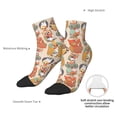 thumbnail image 4 of Bingfone Colorful Owls Design Patterned Men's Women's Casual Cotton Socks, 4 of 5