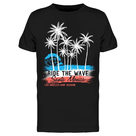 Ride The Wave. T-Shirt Men -Image by Shutterstock, Male Large