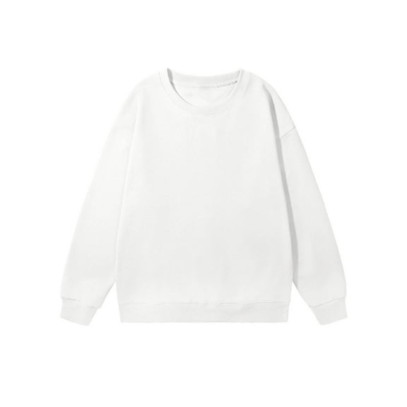 Posijego Men's Crewneck Sweatshirts Cotton Long Sleeve Solid Color Lightweight Pullover Sweatshirt Tops