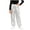 Silver, variant on Lmnyox Pants for Kids Shiny Solid Color Elastic Waist Cuffed Performance Trousers Casual Loose Party Pants
