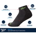 thumbnail image 3 of Calcetines deportivos Reebok para niño, corte cuarto, paquete de 12, talla mediana, 3 of 7